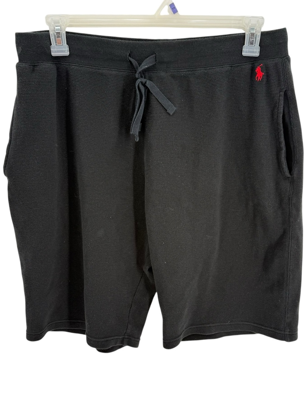 Polo Ralph Lauren Men's Cotton Lounge Sleepwear Shorts Black Size XL thermal